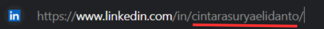LinkedIn Username Example